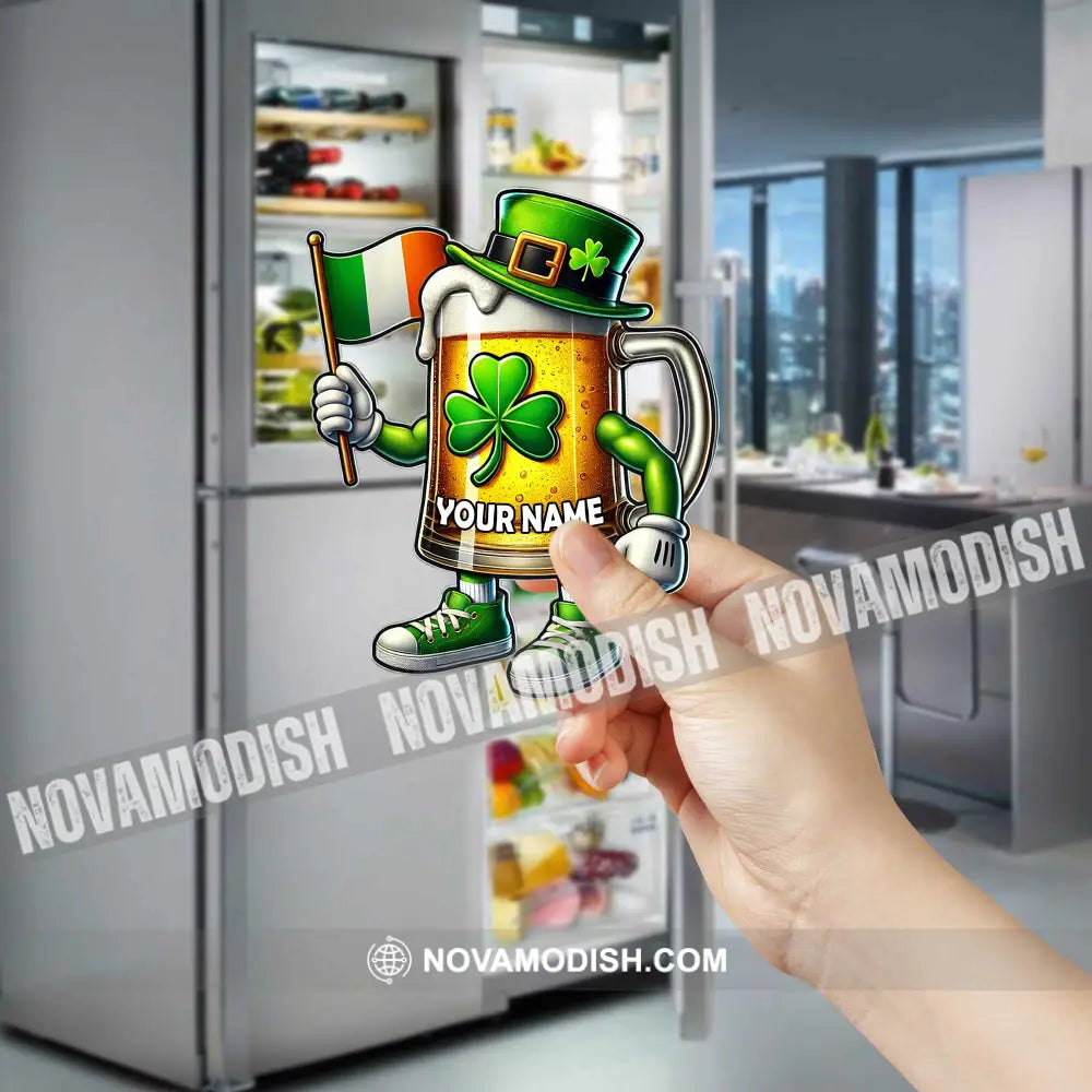 Beer Patrick’s Day Fridge Magnet - Personalized 3.54’’ / 1 Piece