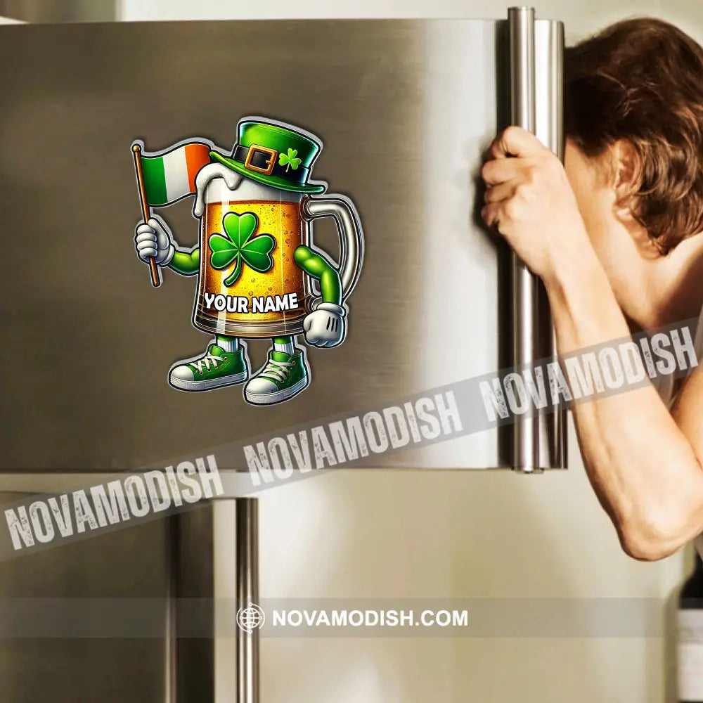 Beer Patrick’s Day Fridge Magnet - Personalized