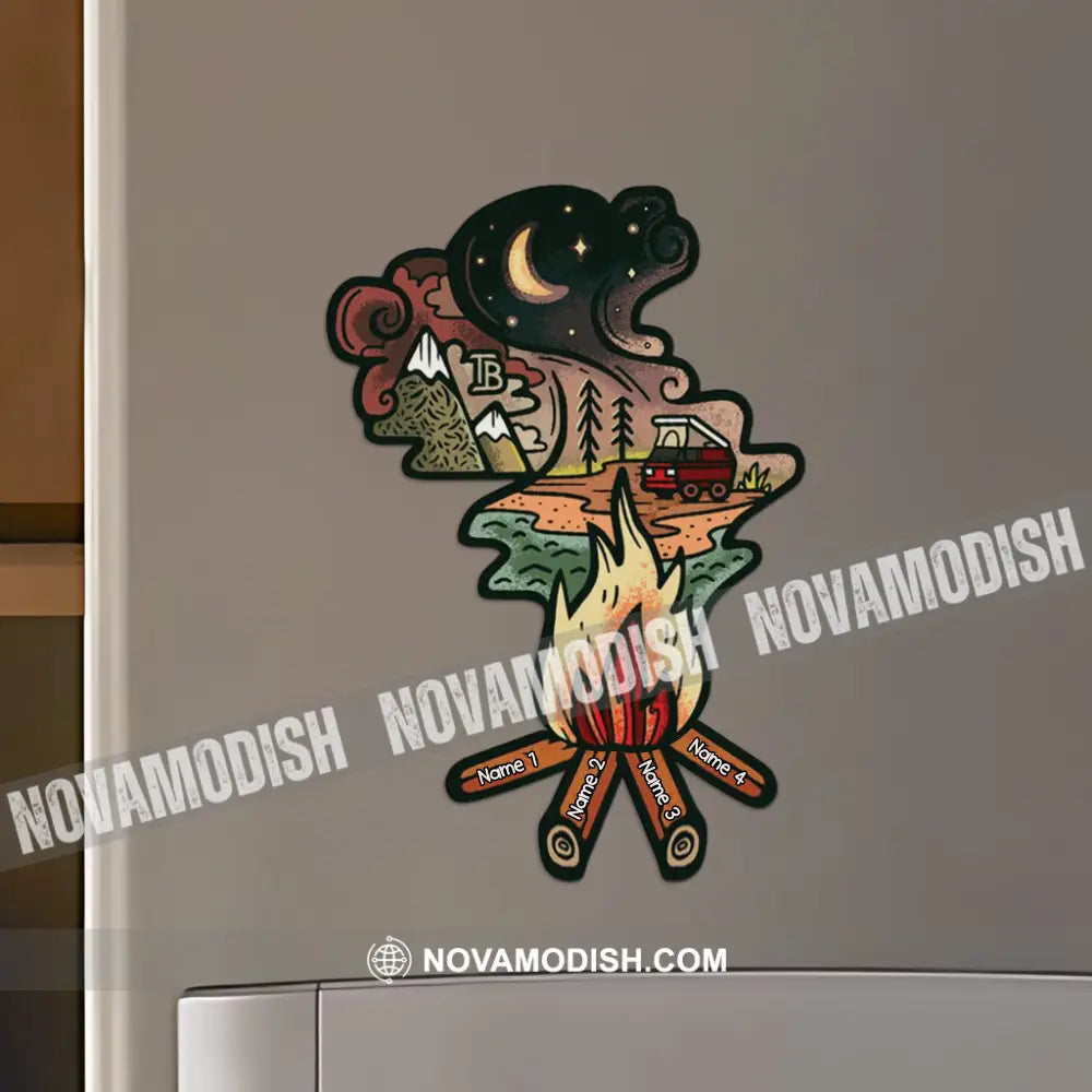 Camping Fridge Magnet - Personalized