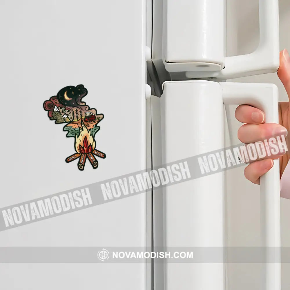 Camping Fridge Magnet - Personalized