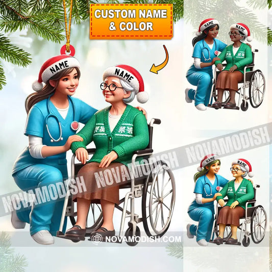 Caring Home Decor Christmas Ornament Personalized 3.54’’ / 1