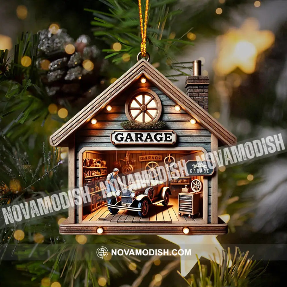 Christmas Garage Home Decor Ornament Personalized