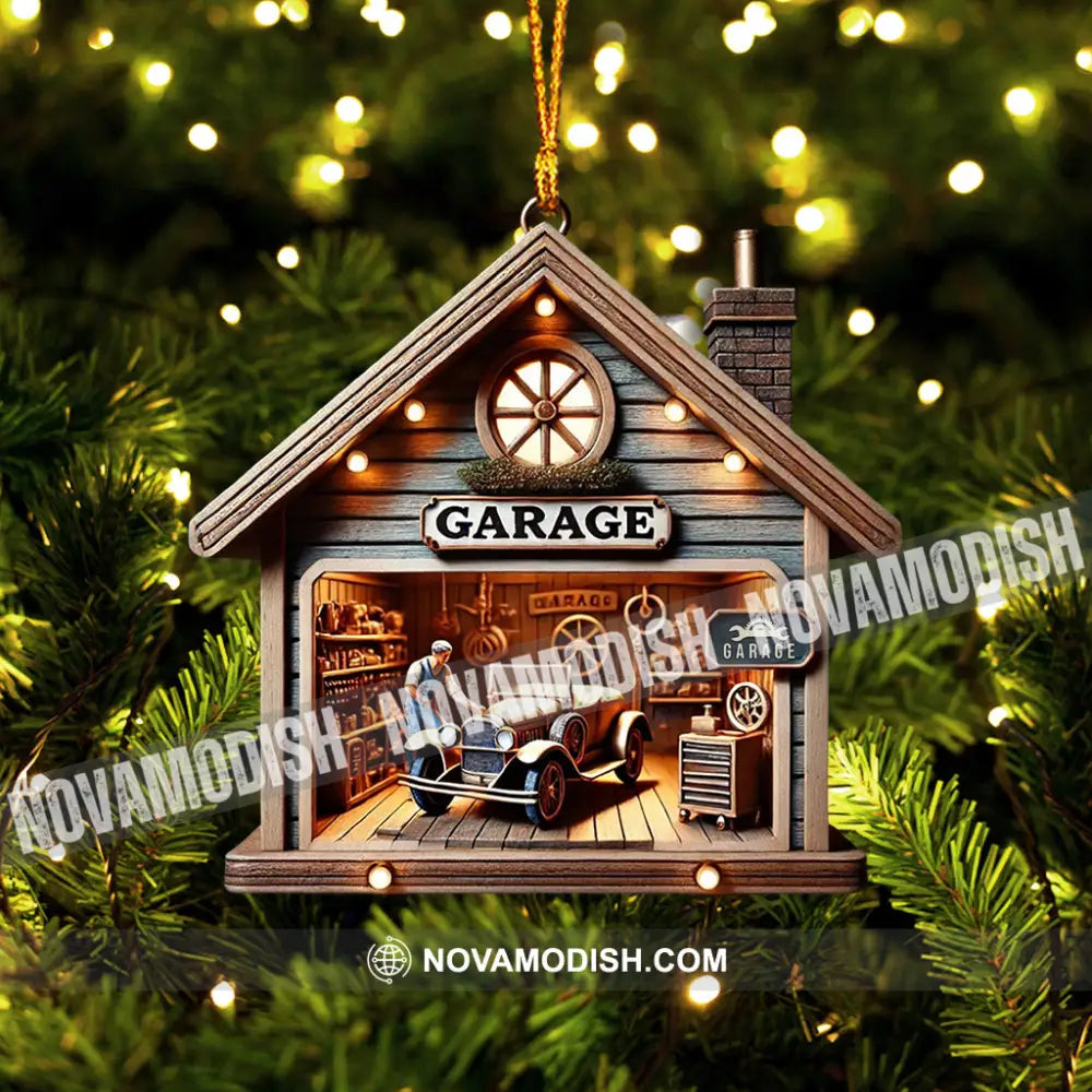 Christmas Garage Home Decor Ornament Personalized