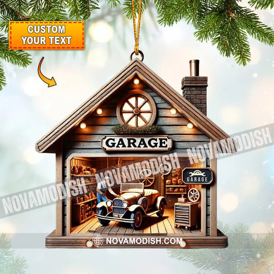 Christmas Garage Home Decor Ornament Personalized