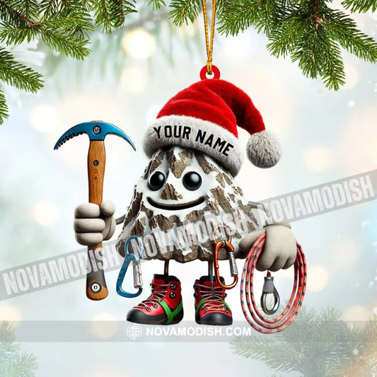 Climbing Home Decor Christmas Ornament Personalized 3.54’’ / 1