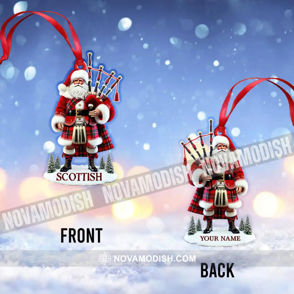 Custom Name Scotland Ornament Christmas Gift For Lover