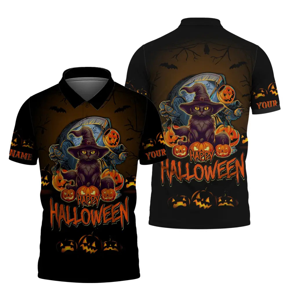 Custom Unisex Shirt Halloween T-Shirt Hoodie For Polo / S