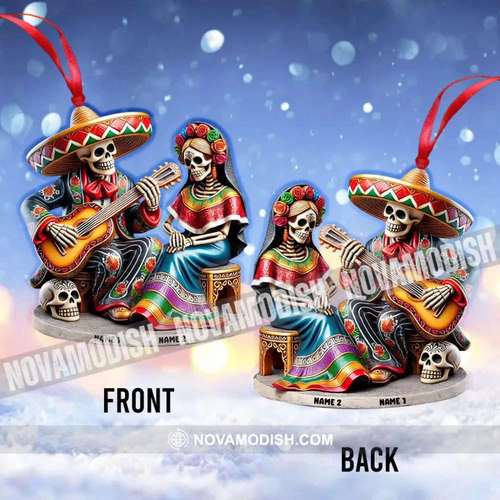 Dia De Los Muertos Home Decor Christmas Ornament Personalized