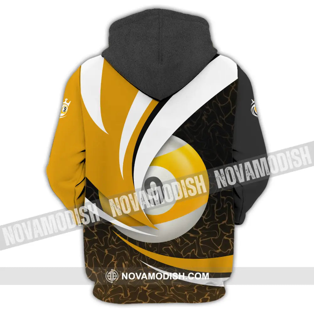 Man Shirt - Custom Billiards Lover Name T-Shirt - Personalized Billiards Shirt T-shirt