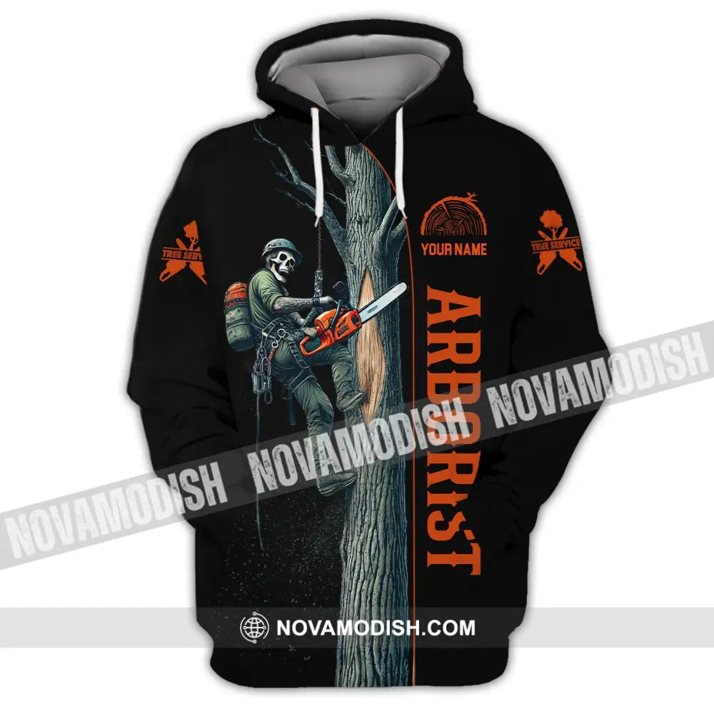 Man Shirt Custom Name Arborist T-Shirt Hoodie Long Sleeve / S T-Shirt