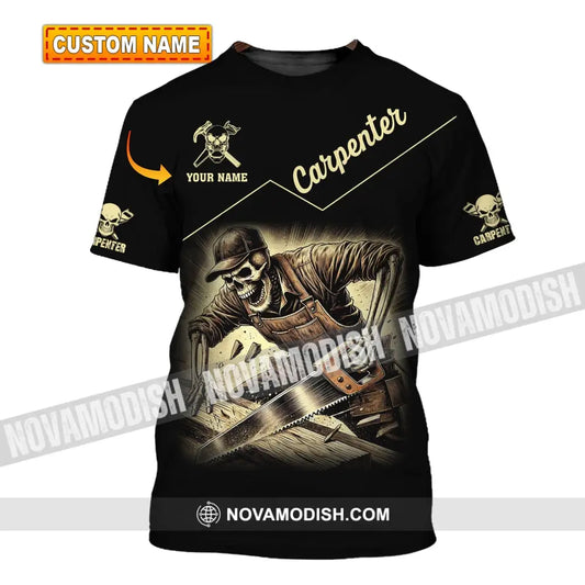 Man Shirt Custom Name Carpenter Hoodie Polo Long Sleeve T-Shirt