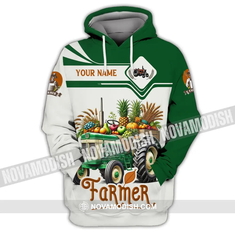 Man Shirt Custom Name Farmer Polo Apparel Hoodie / S T-Shirt