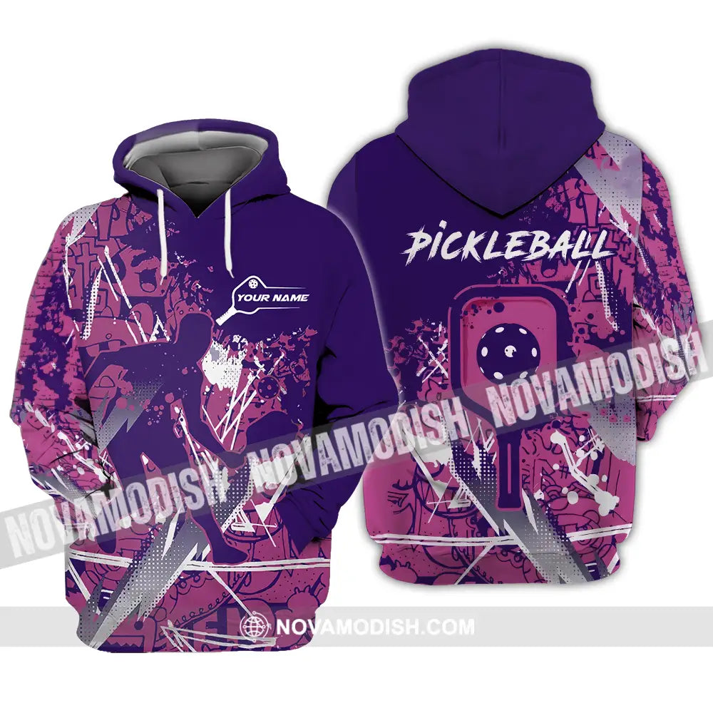 Man Shirt - Custom Name Pickleball Shirt Hoodie / S T-shirt