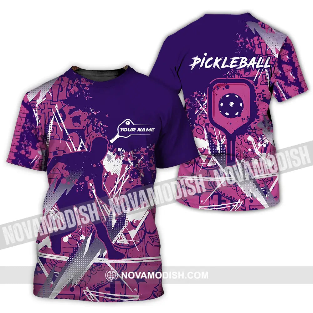 Man Shirt - Custom Name Pickleball Shirt T-Shirt / S T-shirt