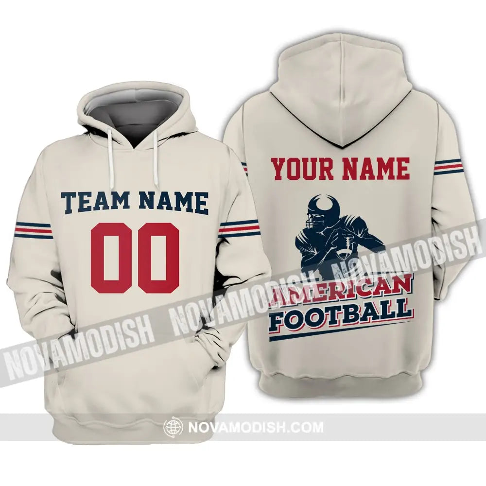 Man Shirt - Custom Rugby Football T-Shirt - American Football - Football Clothing Hoodie / S T-shirt