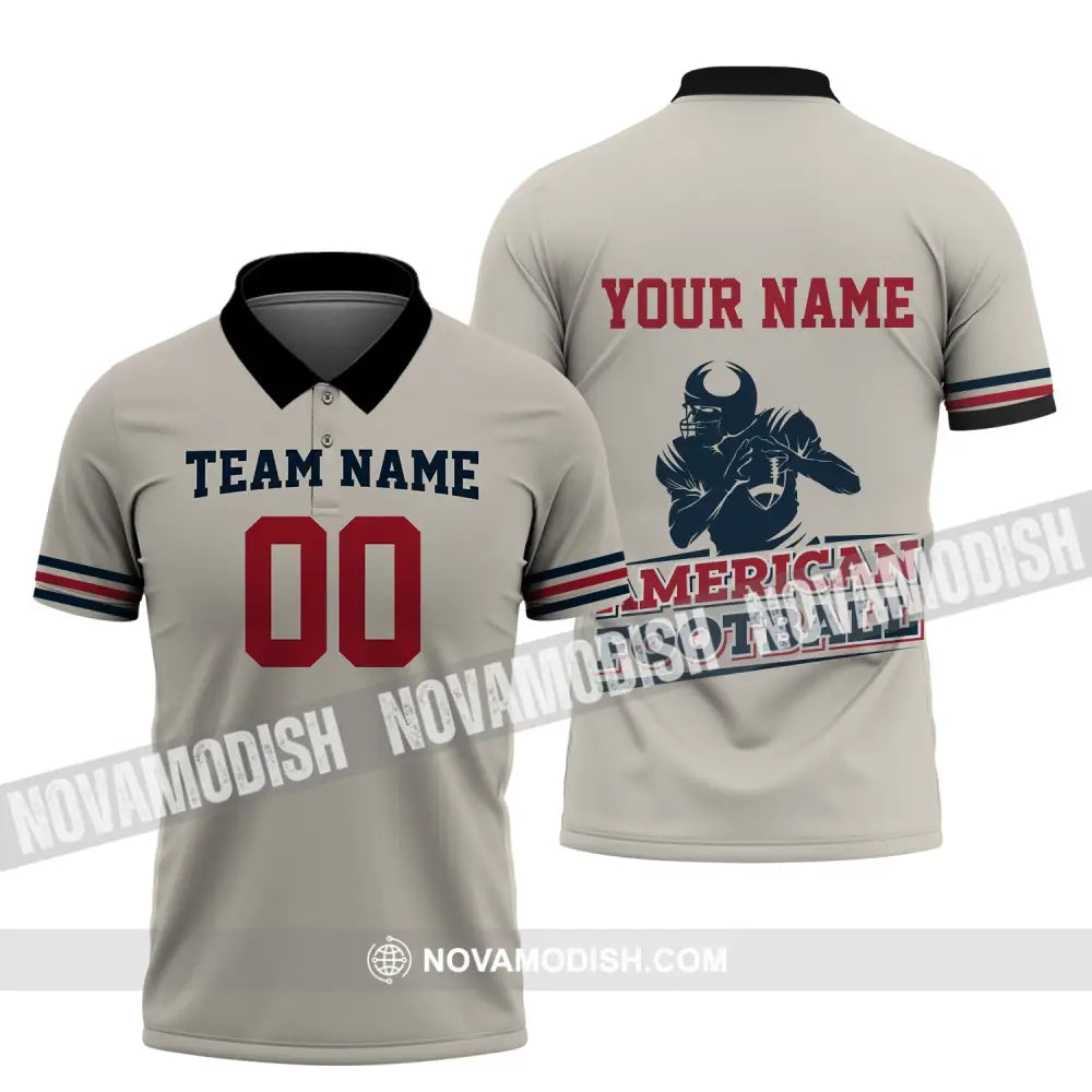 Man Shirt - Custom Rugby Football T-Shirt - American Football - Football Clothing Polo Shirt / S T-shirt