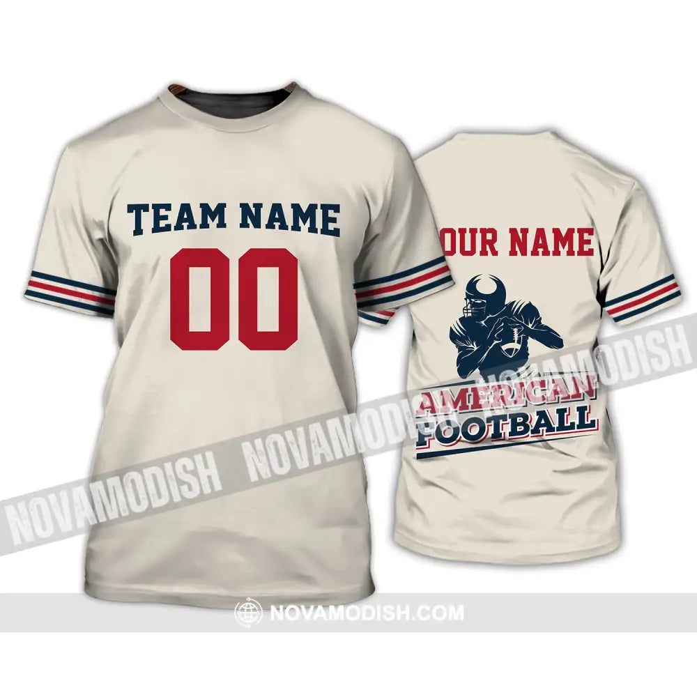 Man Shirt - Custom Rugby Football T-Shirt - American Football - Football Clothing T-Shirt / S T-shirt
