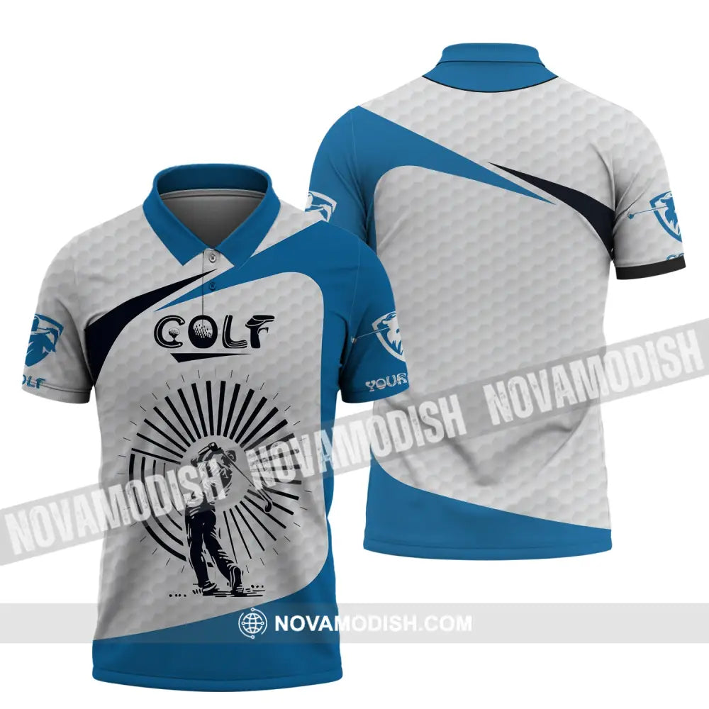 Man Shirt Golf Polo Gift For Golfter Tee Golfing Gifts / S T-Shirt