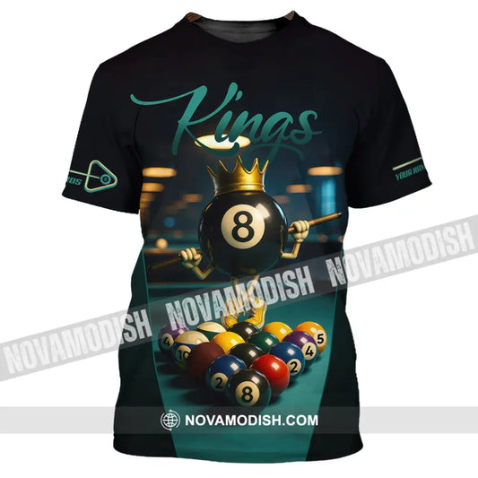 Men Shirt - Custom Kings Of Billiards Shirt T-Shirt / S T-shirt