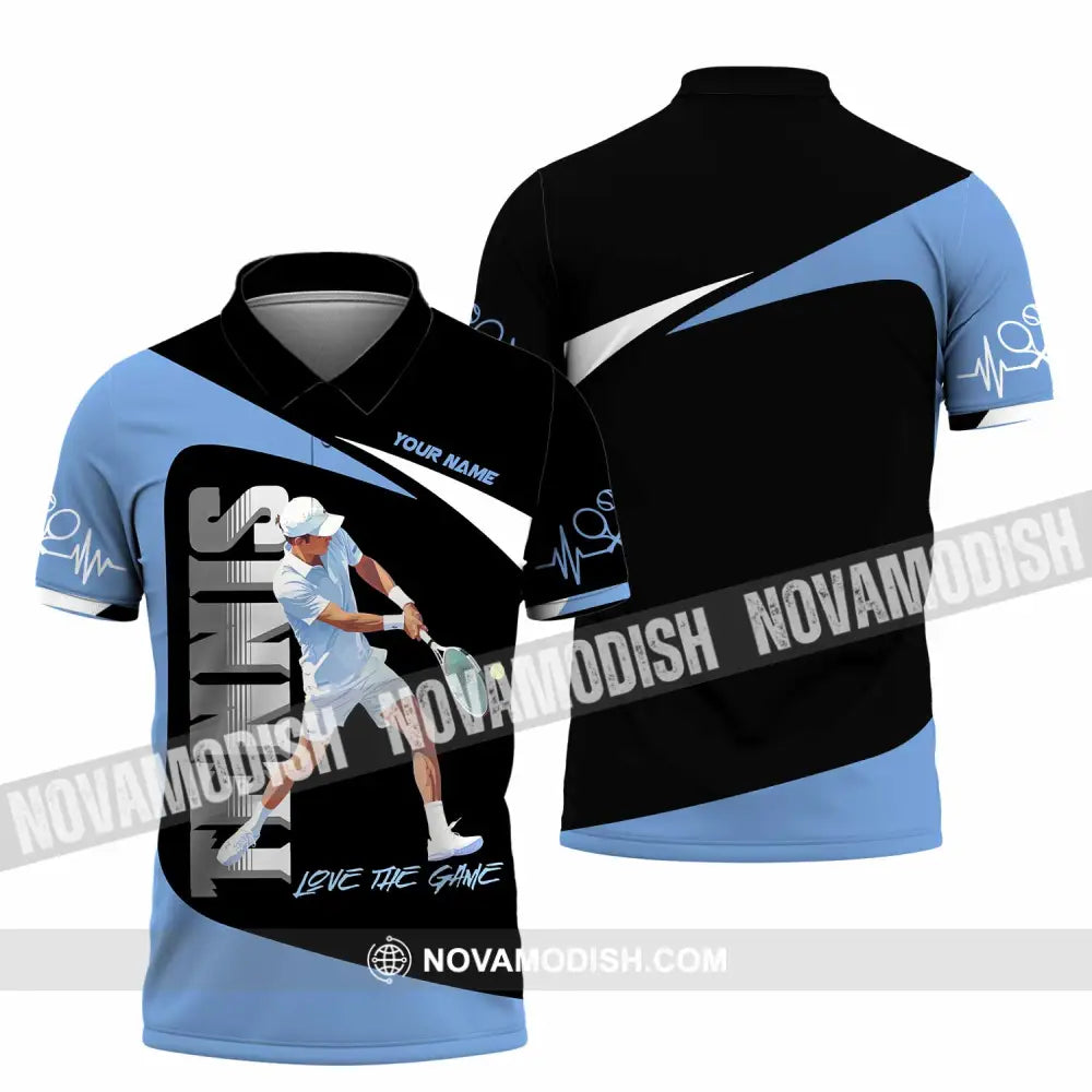 Men Shirt - Custom Love The Game Tennis Lover Shirt Polo Shirt / S T-shirt
