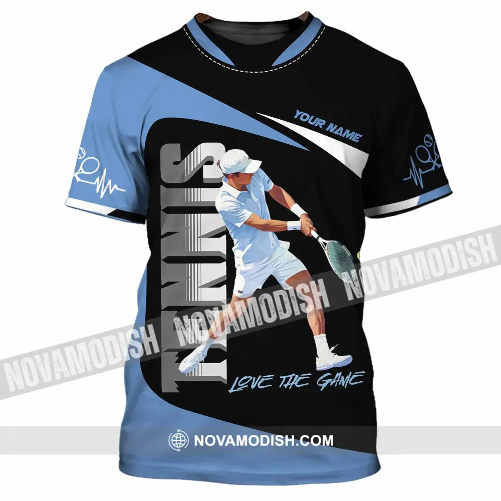 Men Shirt - Custom Love The Game Tennis Lover Shirt T-Shirt / S T-shirt