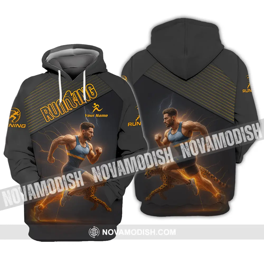 Men Shirt - Custom Man Running Shirt Hoodie / S T-shirt