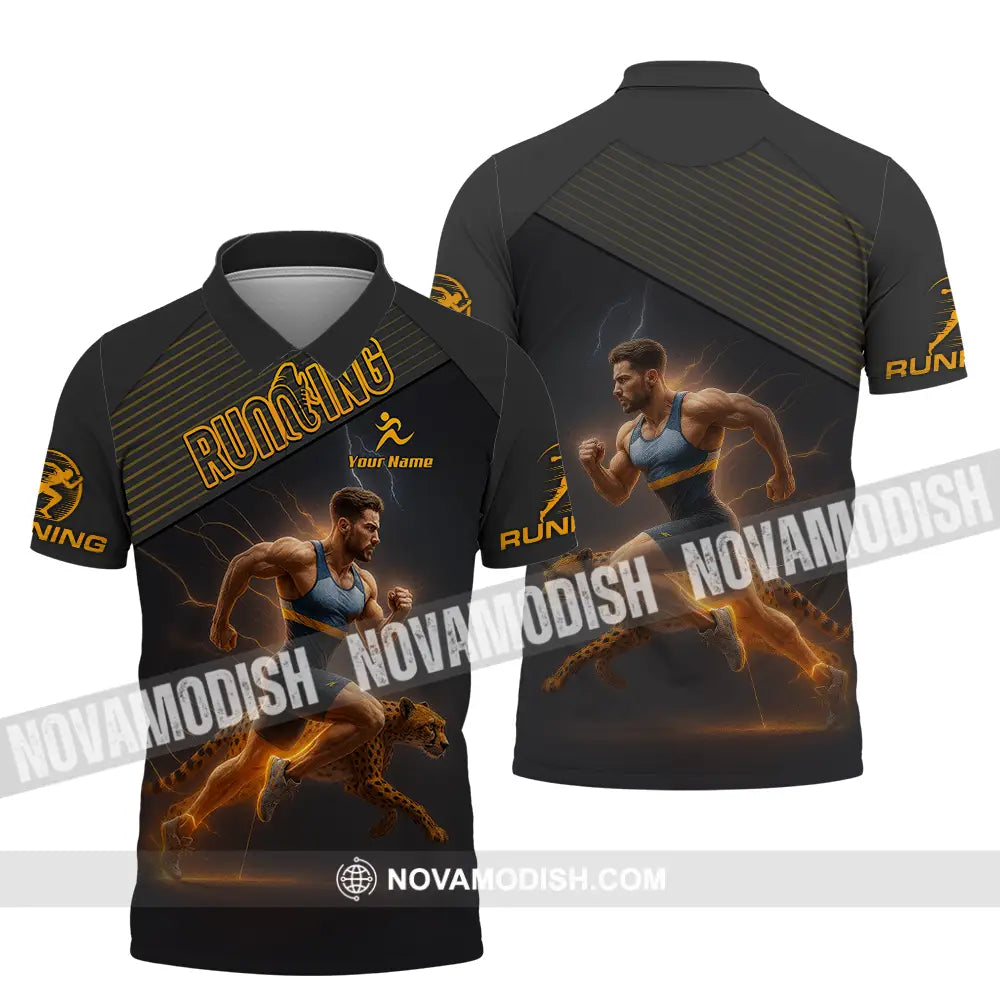Men Shirt - Custom Man Running Shirt Polo Shirt / S T-shirt