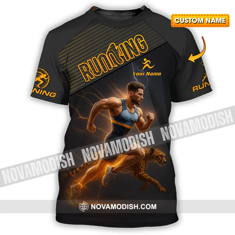 Men Shirt - Custom Man Running Shirt T-shirt