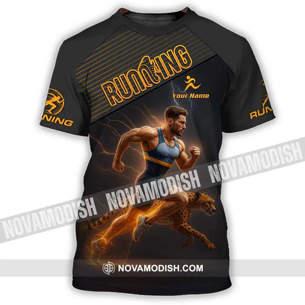Men Shirt - Custom Man Running Shirt T-Shirt / S T-shirt