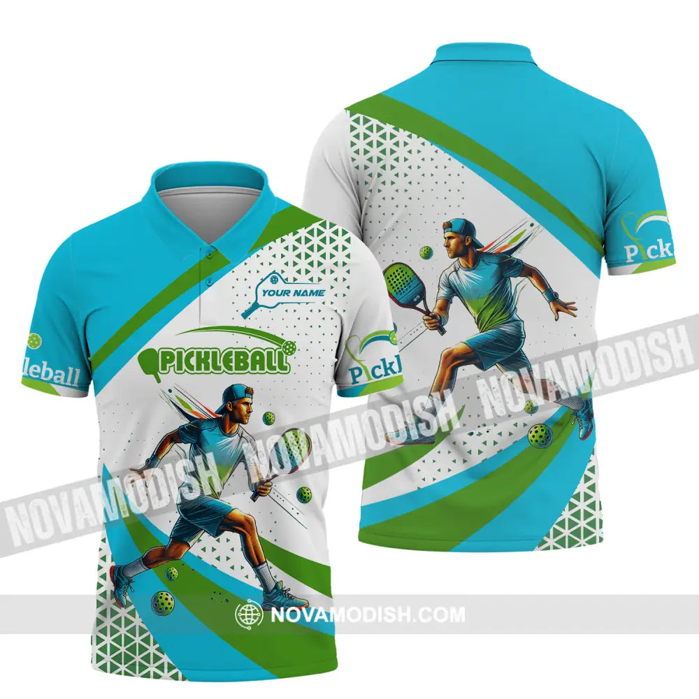 Men Shirt - Custom Name Sport Shirt Pickleball Classic Shirt Polo Shirt / S T-shirt