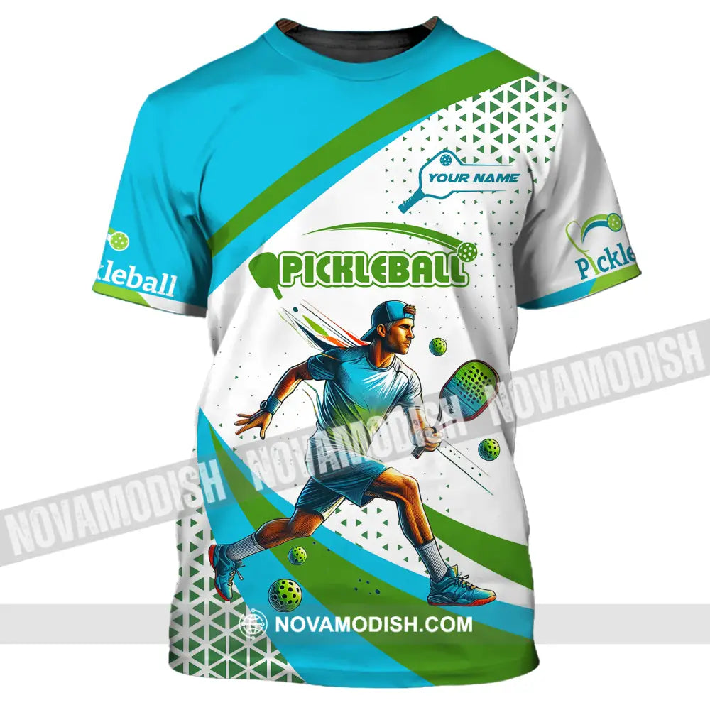 Men Shirt - Custom Name Sport Shirt Pickleball Classic Shirt T-Shirt / S T-shirt