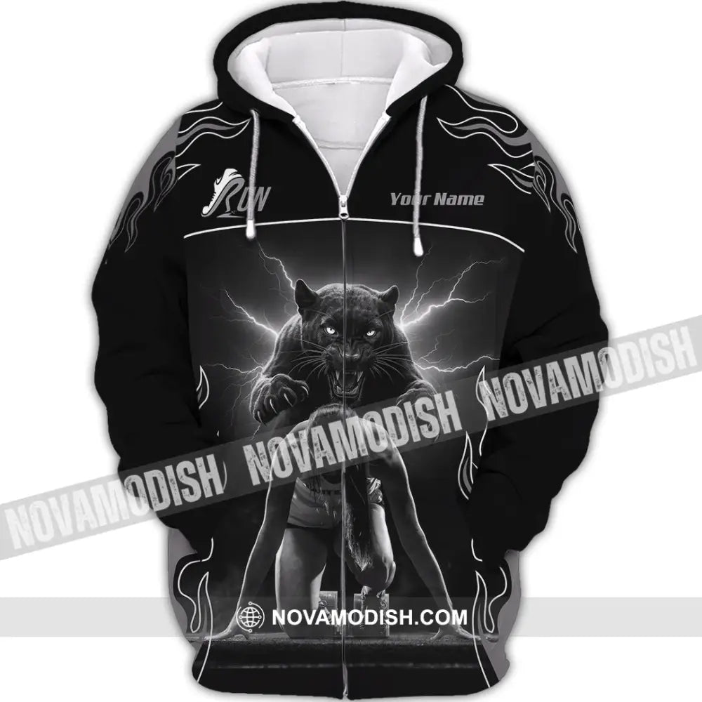 Men Shirt - Custom Ready To Run Love Running Shirt Zipper Hoodie / S T-shirt