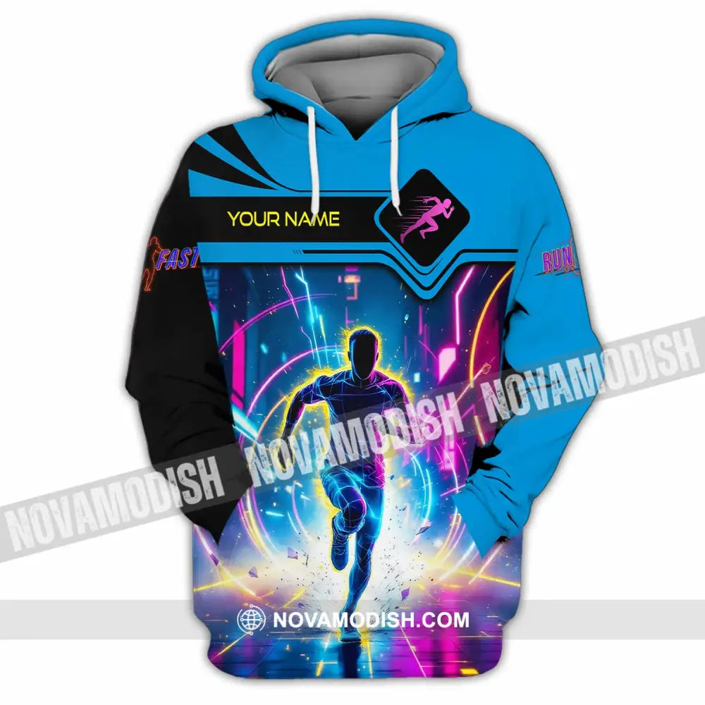 Men Shirt - Custom Running Shirt Hoodie / S T-shirt