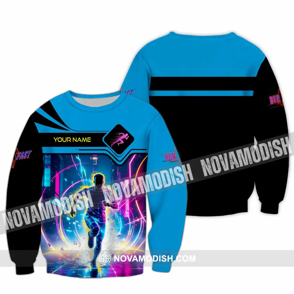Men Shirt - Custom Running Shirt Long Sleeve / S T-shirt