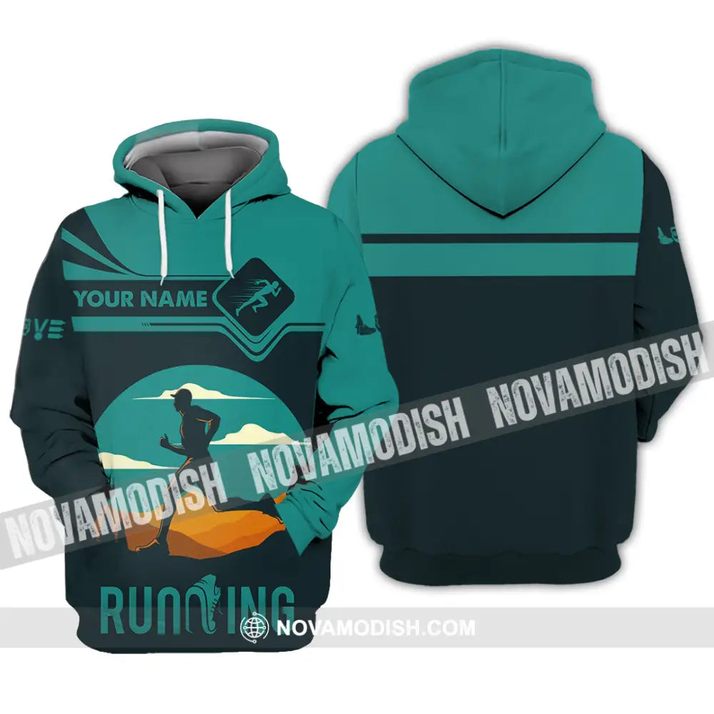 Men Shirt - Custom Running Lover Love Running Shirt Hoodie / S T-shirt