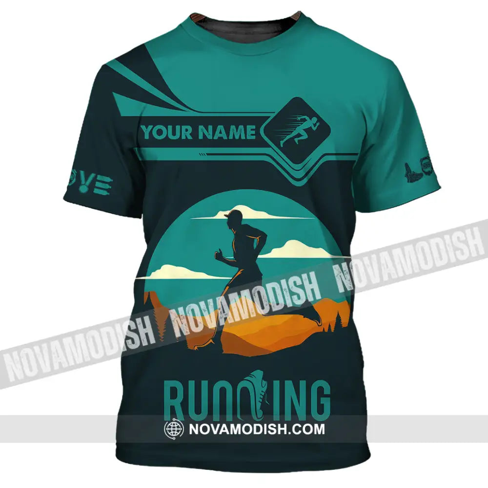 Men Shirt - Custom Running Lover Love Running Shirt T-Shirt / S T-shirt