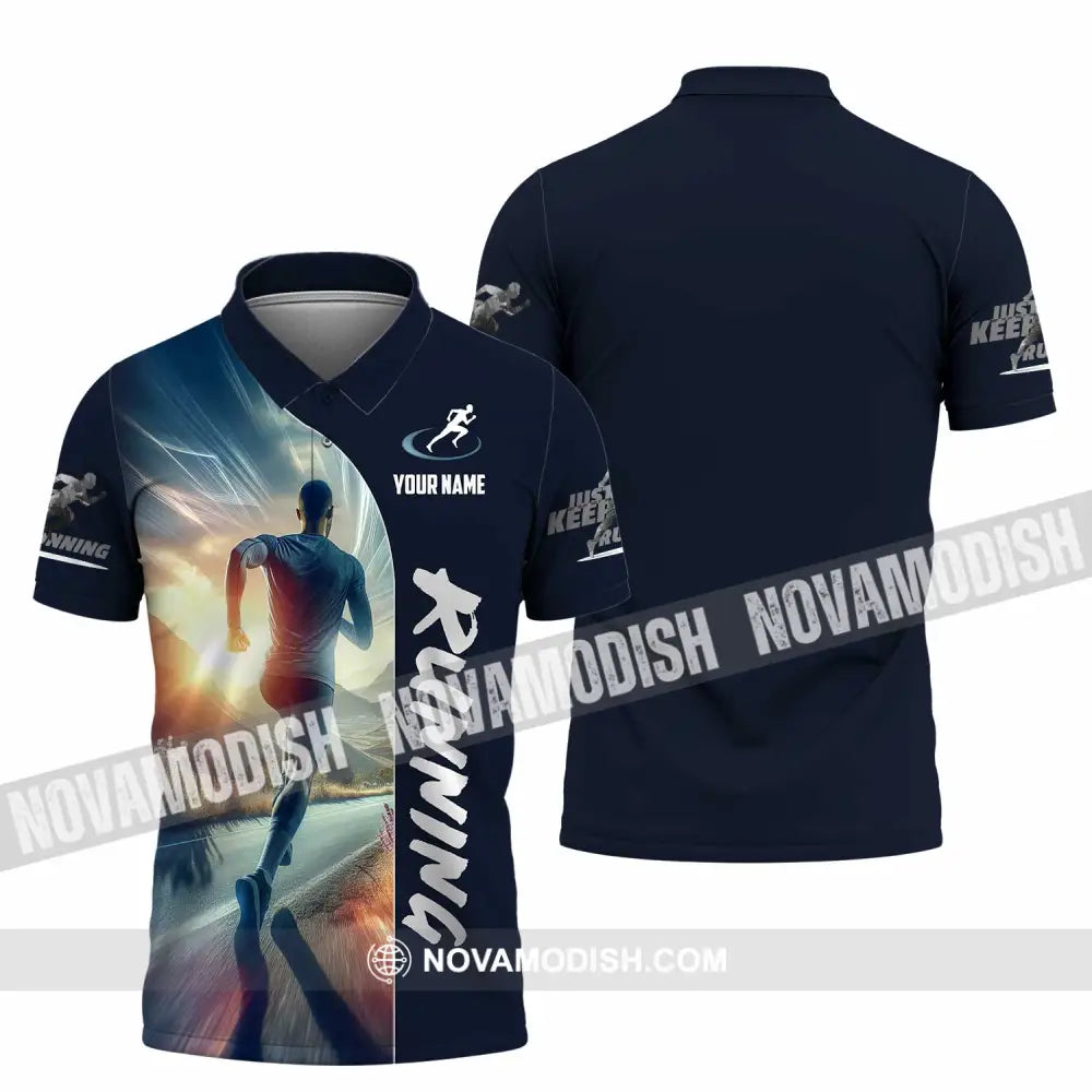Men Shirt - Custom Running Lover Shirt Polo Shirt / S T-shirt