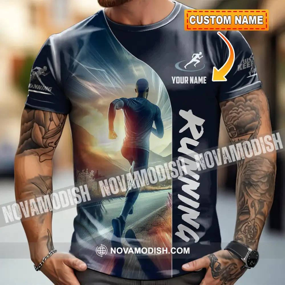 Men Shirt - Custom Running Lover Shirt T-shirt