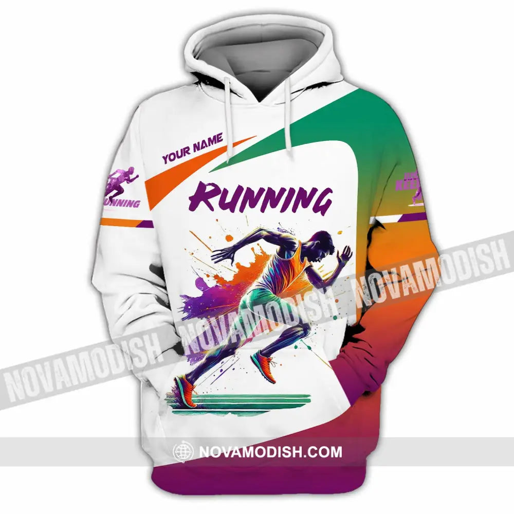 Men Shirt - Custom Running Man Runner Shirt Hoodie / S T-shirt