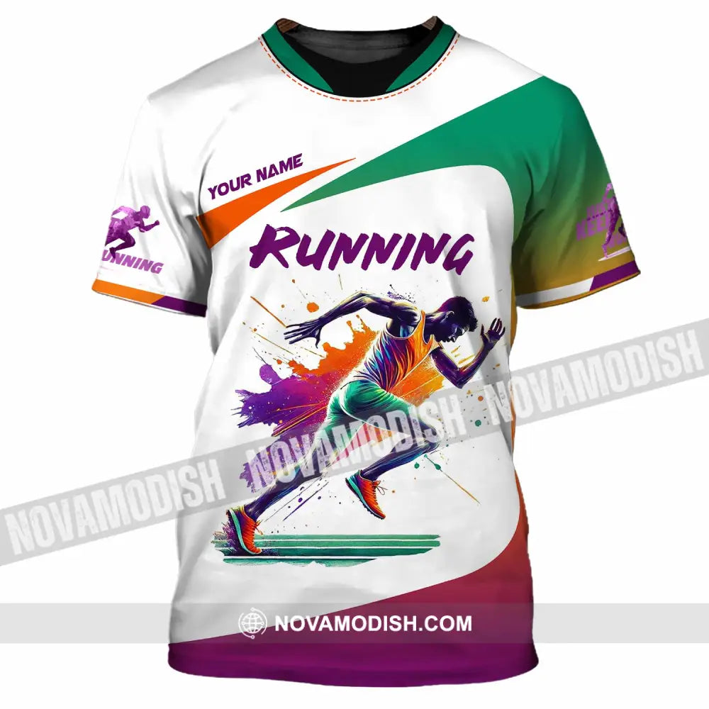 Men Shirt - Custom Running Man Runner Shirt T-Shirt / S T-shirt