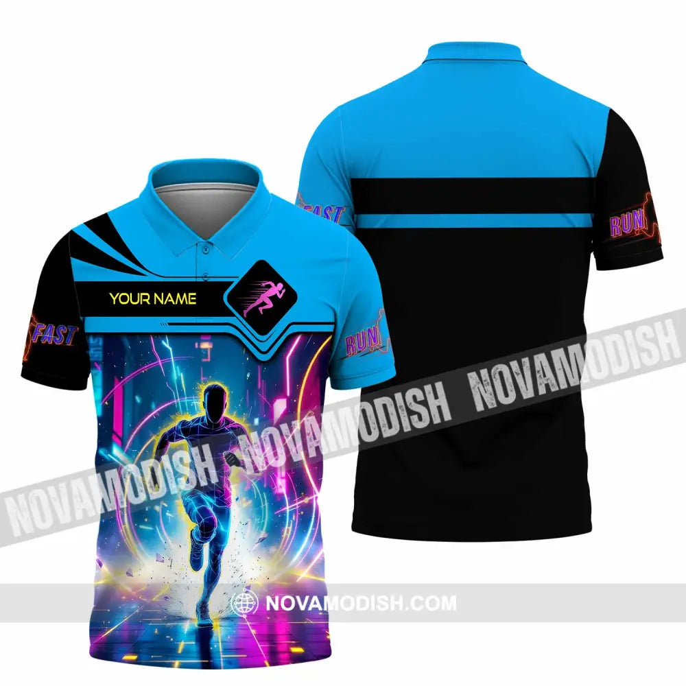 Men Shirt - Custom Running Shirt Polo Shirt / S T-shirt