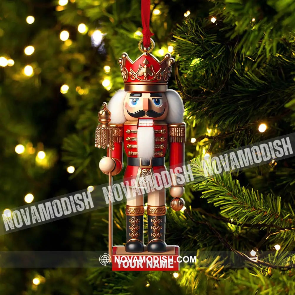 Nutcracker Christmas Ornament Personalized