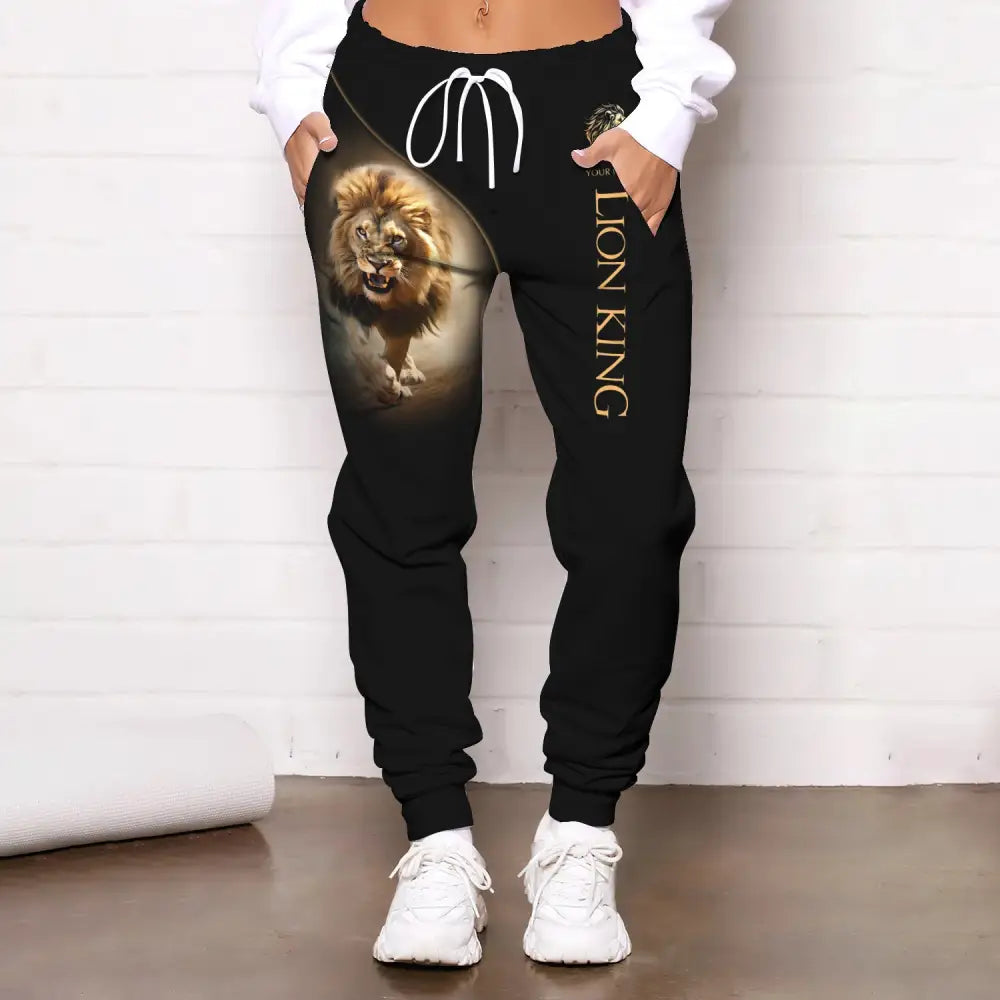 Unisex Clothing Lion King Jogger Pants For Lovers