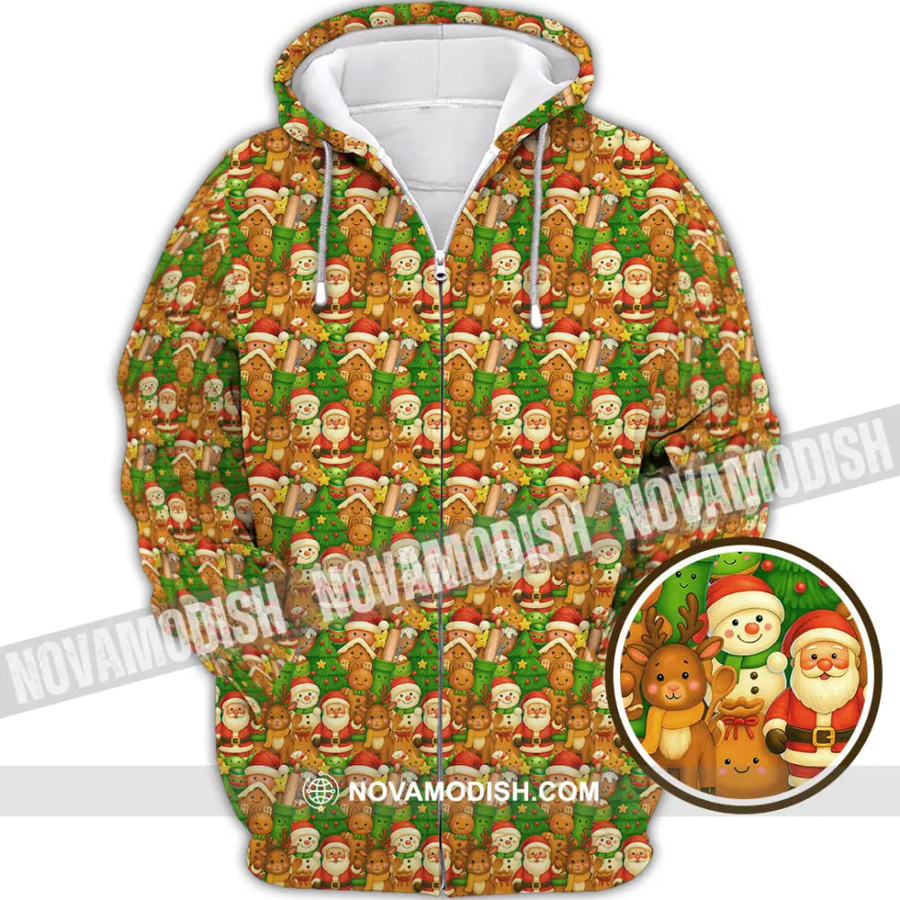 Unisex Shirt - Baker Christmas Shirt Zipper Hoodie / S T-shirt