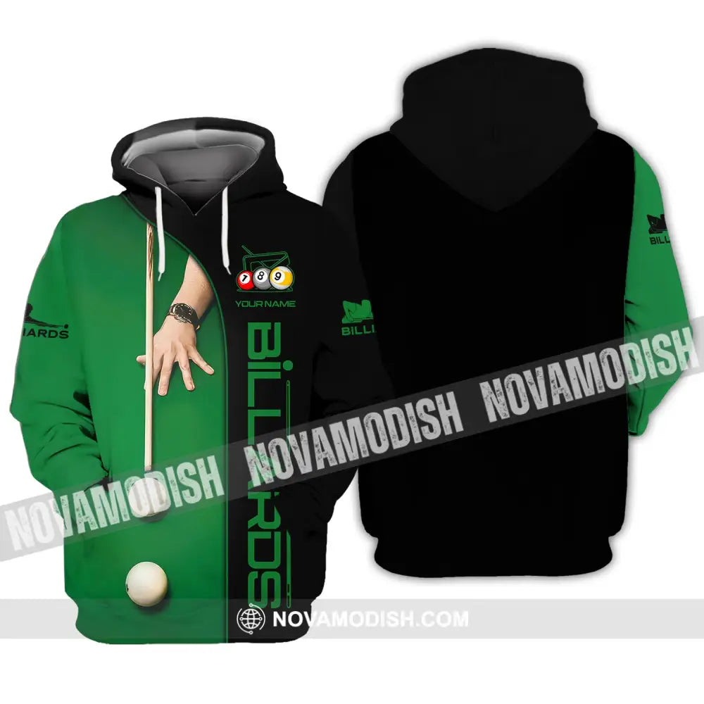 Unisex Shirt Billiards Polo T-Shirt For Lovers Hoodie / S