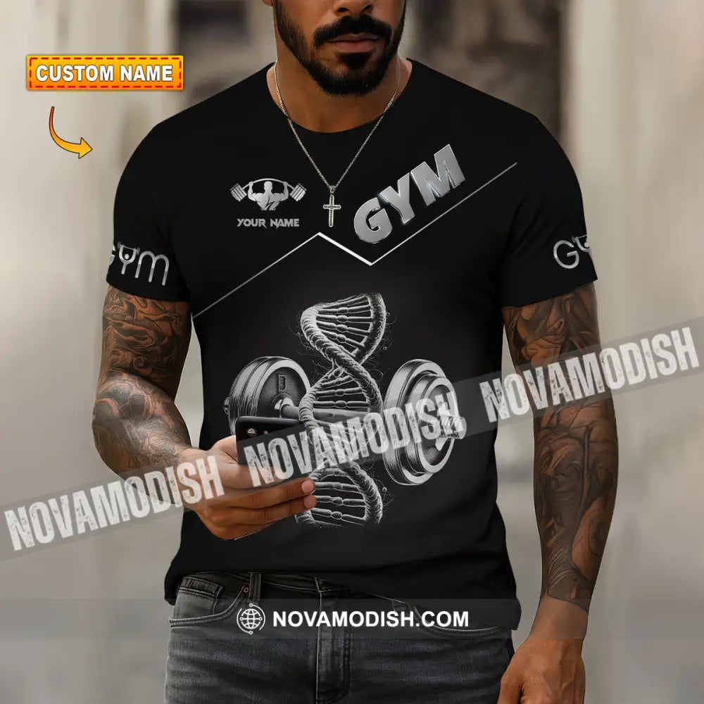 Unisex Shirt - Custom ADN Gym Lover Shirt T-shirt