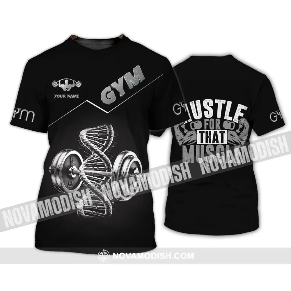 Unisex Shirt - Custom ADN Gym Lover Shirt T-Shirt / S T-shirt