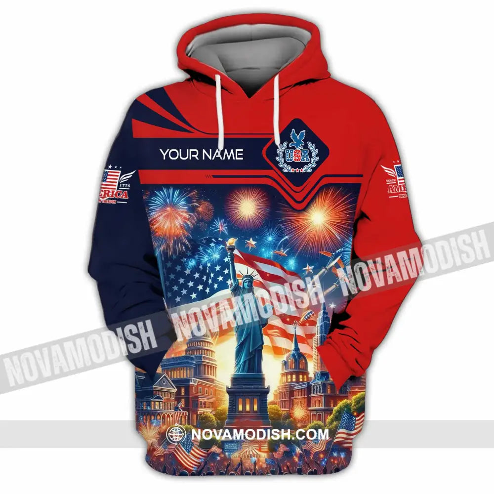 Unisex Shirt - Custom America Shirt Hoodie / S T-shirt