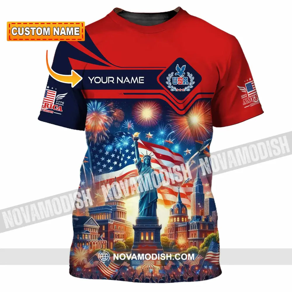 Unisex Shirt - Custom America Shirt T-shirt
