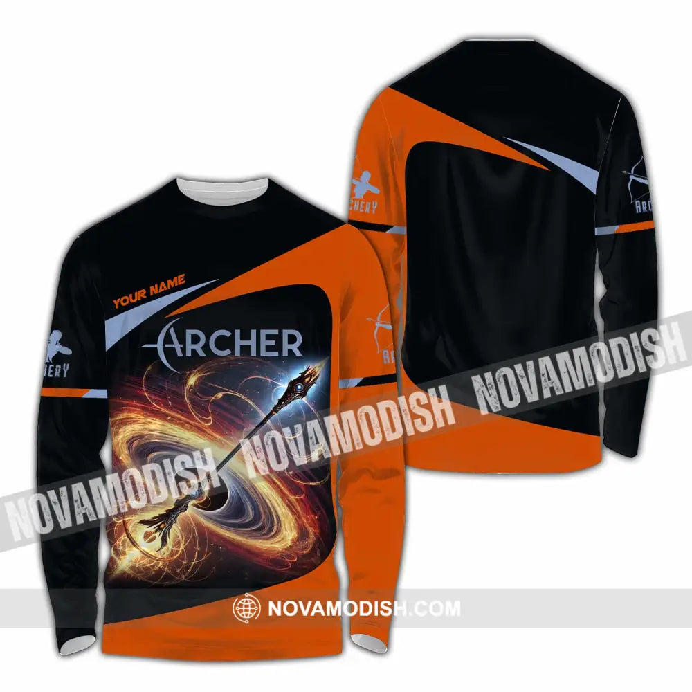 Unisex Shirt - Custom Archer Shirt Long Sleeve Shirt / S T-shirt